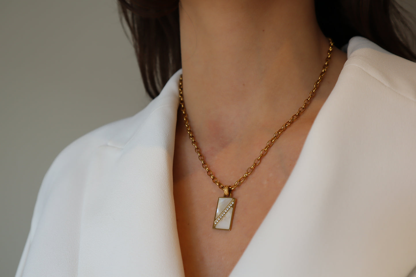 Marble Dream Pendant Necklace