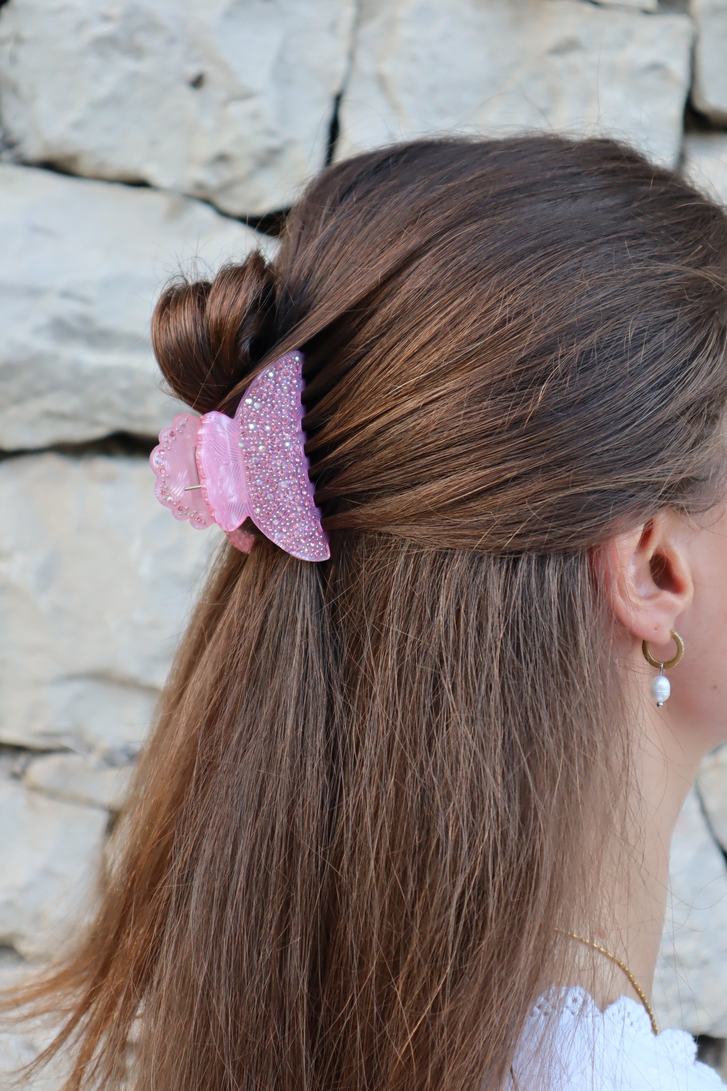 Sparkly Delight Claw Pink