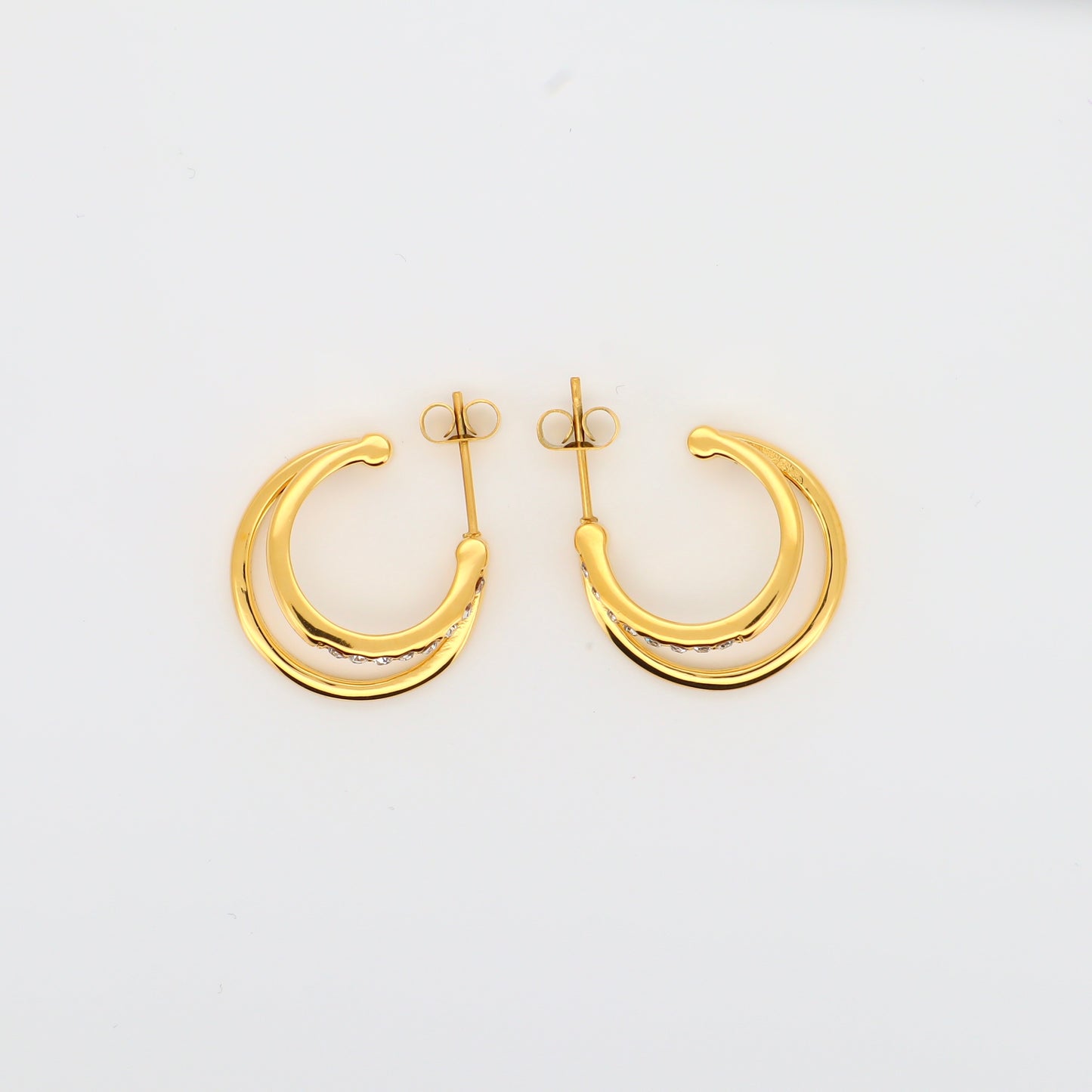 Hvar Duo Zirconia Earrings