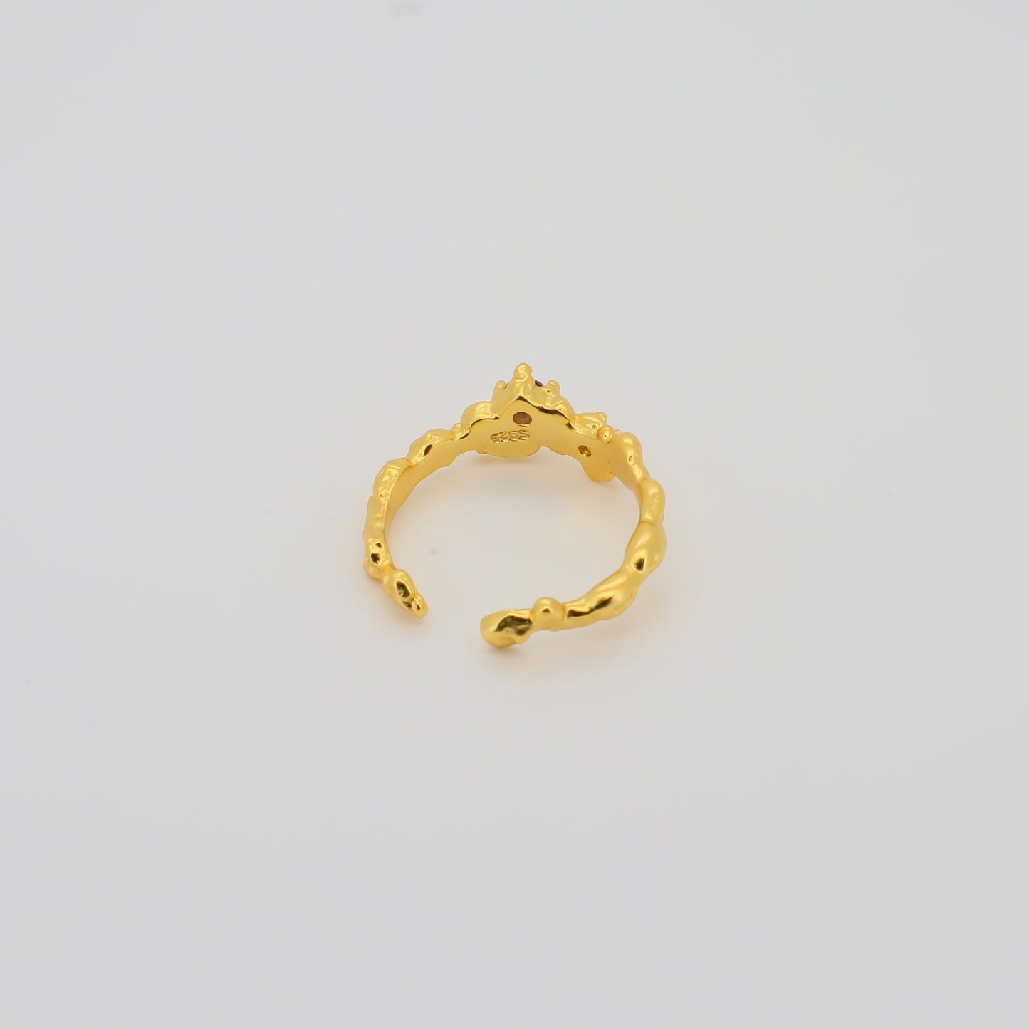 Solin Zirconia Ring Gold