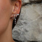 Lucky Charm Hoops Silver