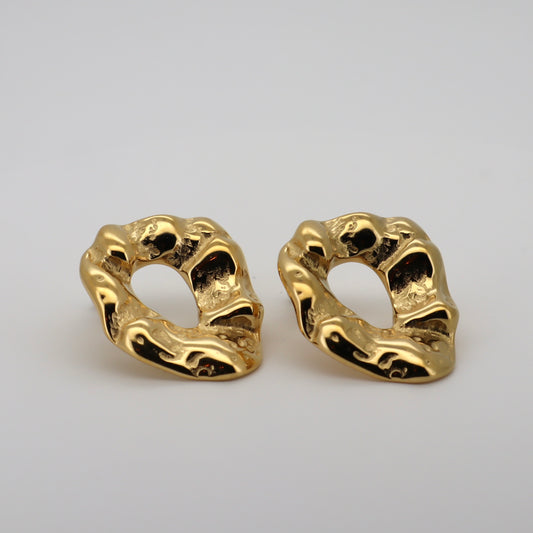 Oval Statement Earring