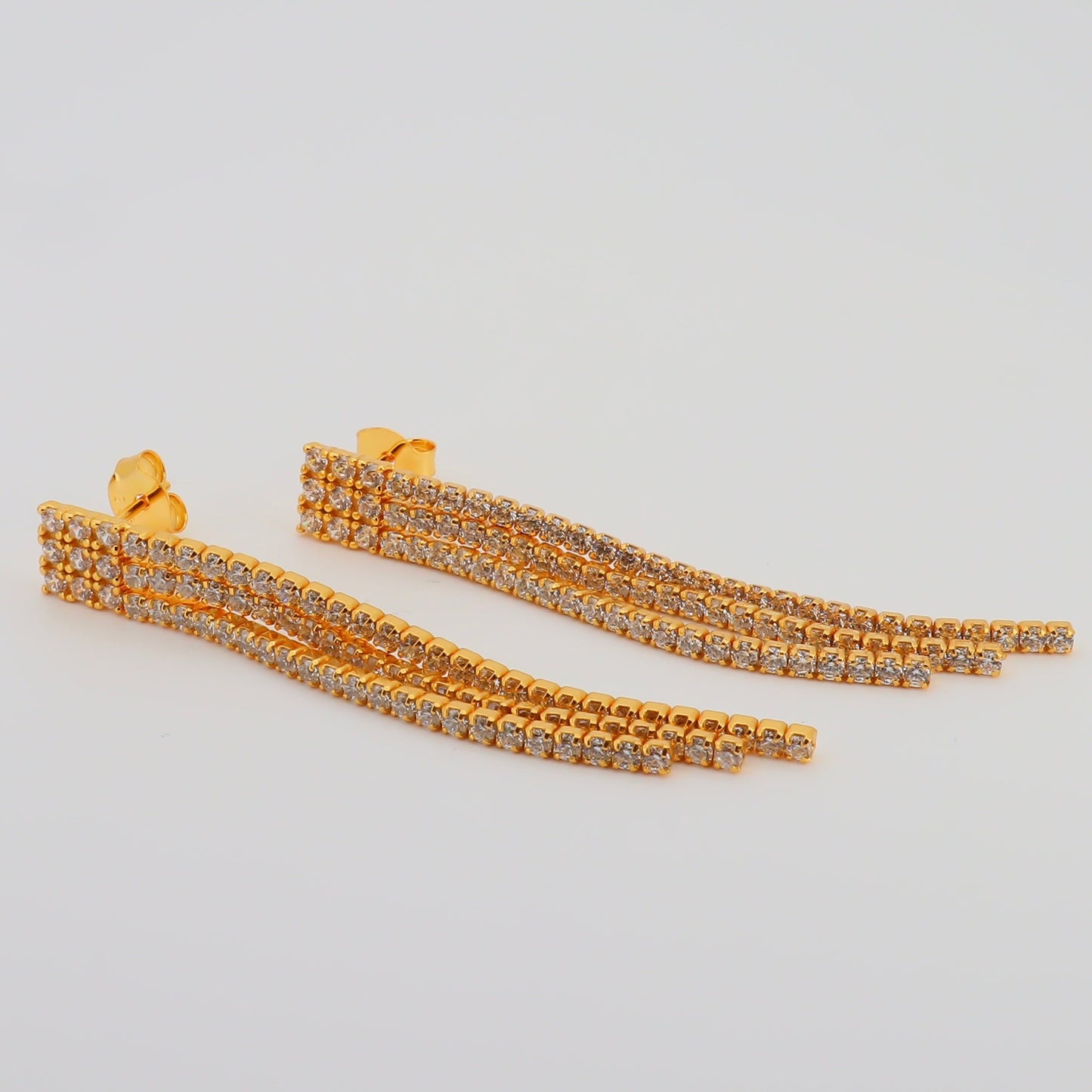 Cascading Earring Gold