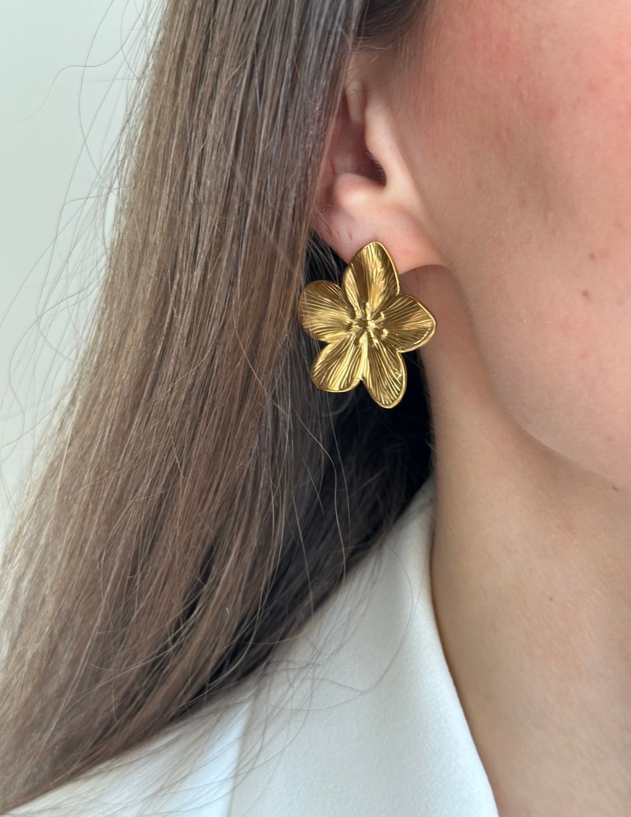 Sakura Golden Earring