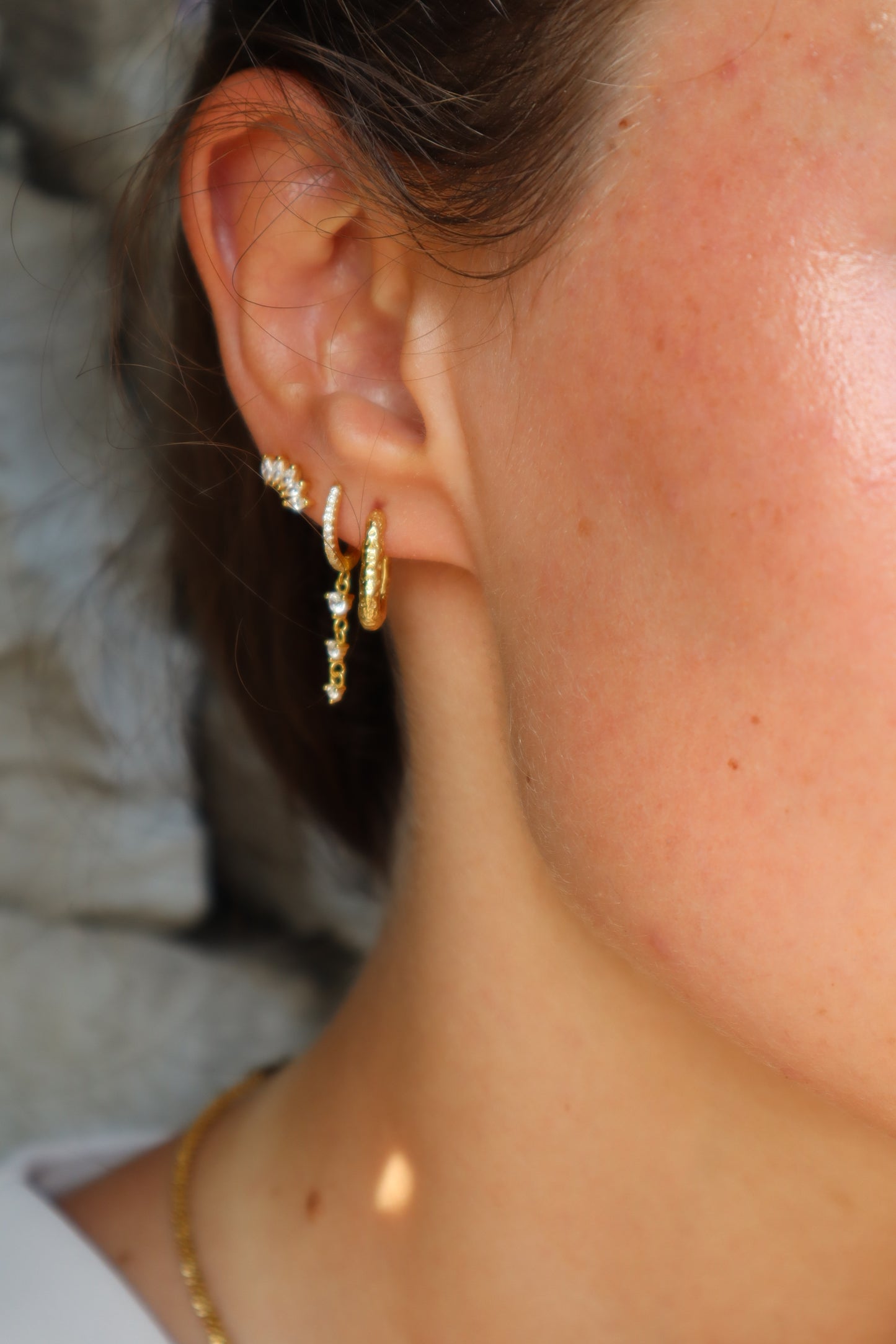 Lucky Stud Earring Gold