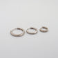 Timeless Hoops Silver