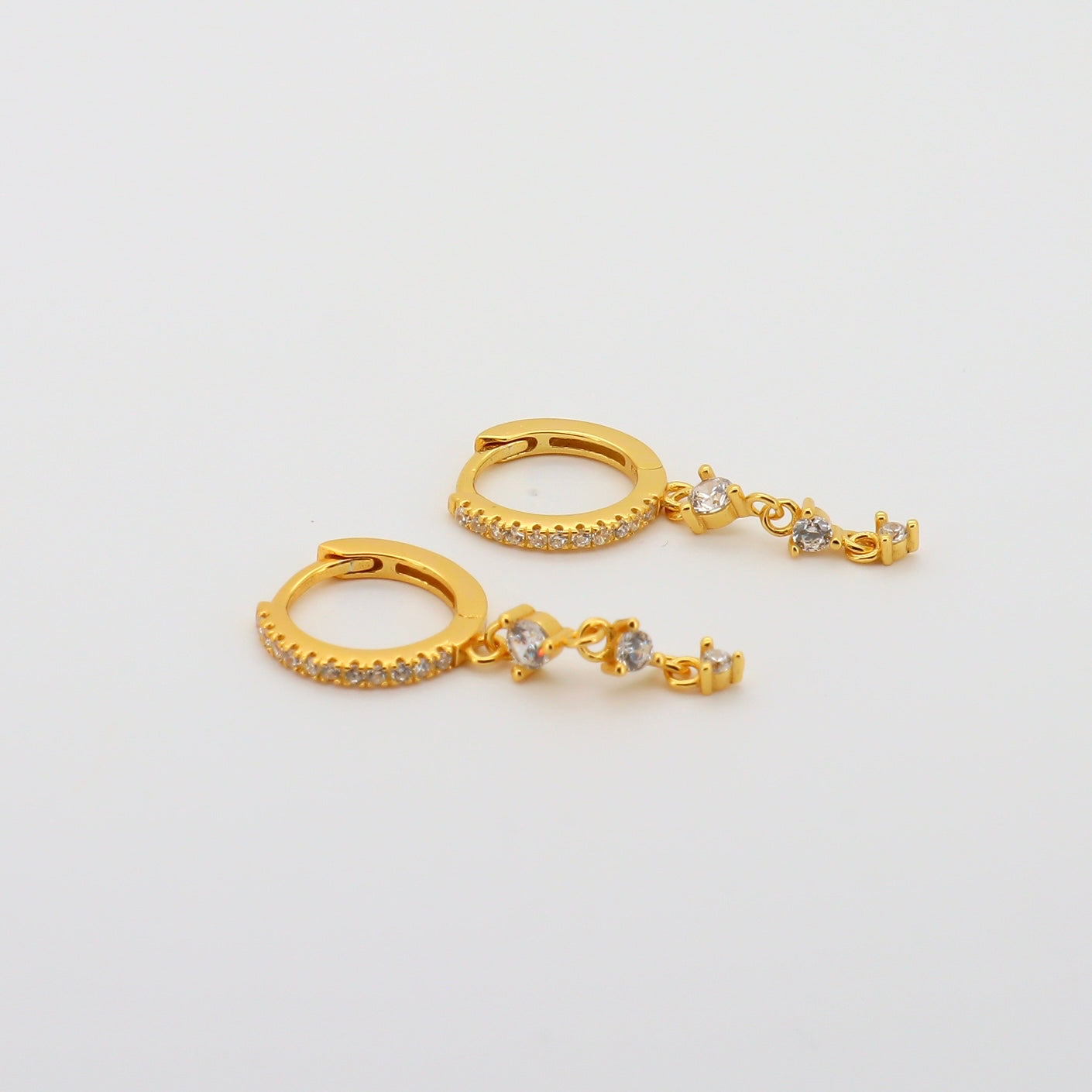 Lucky Charm Hoops Gold