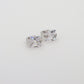 Square Elegance Hoops Silver