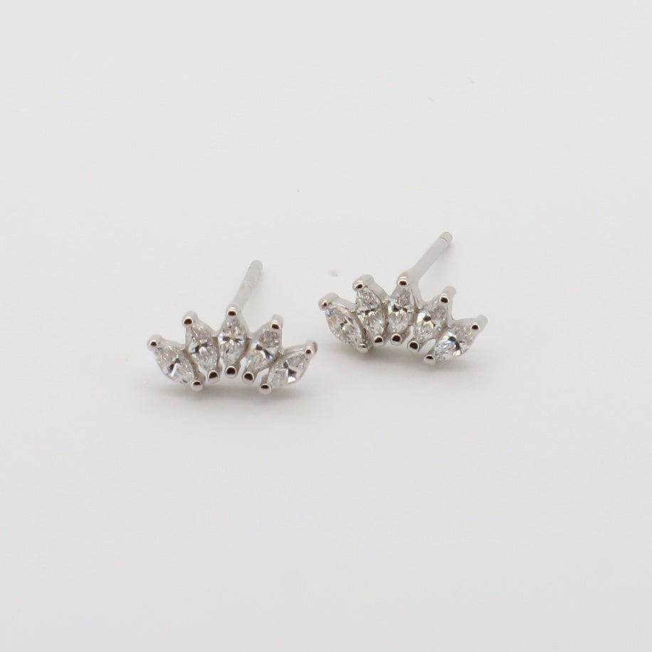 Lucky Stud Earring Silver