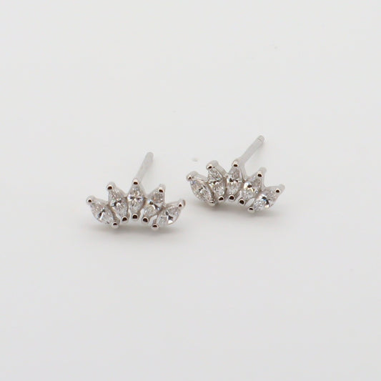 Lucky Stud Earring Silver