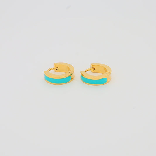 Cosmos Hoops Turquoise