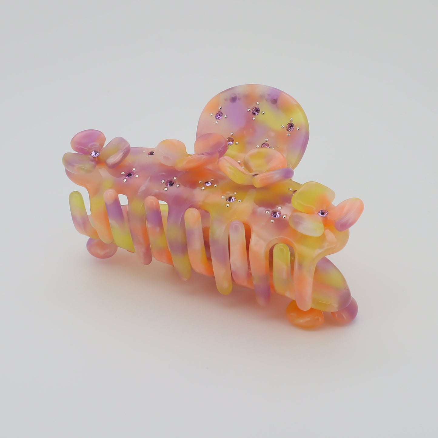 Flower Delight Claw Apricot