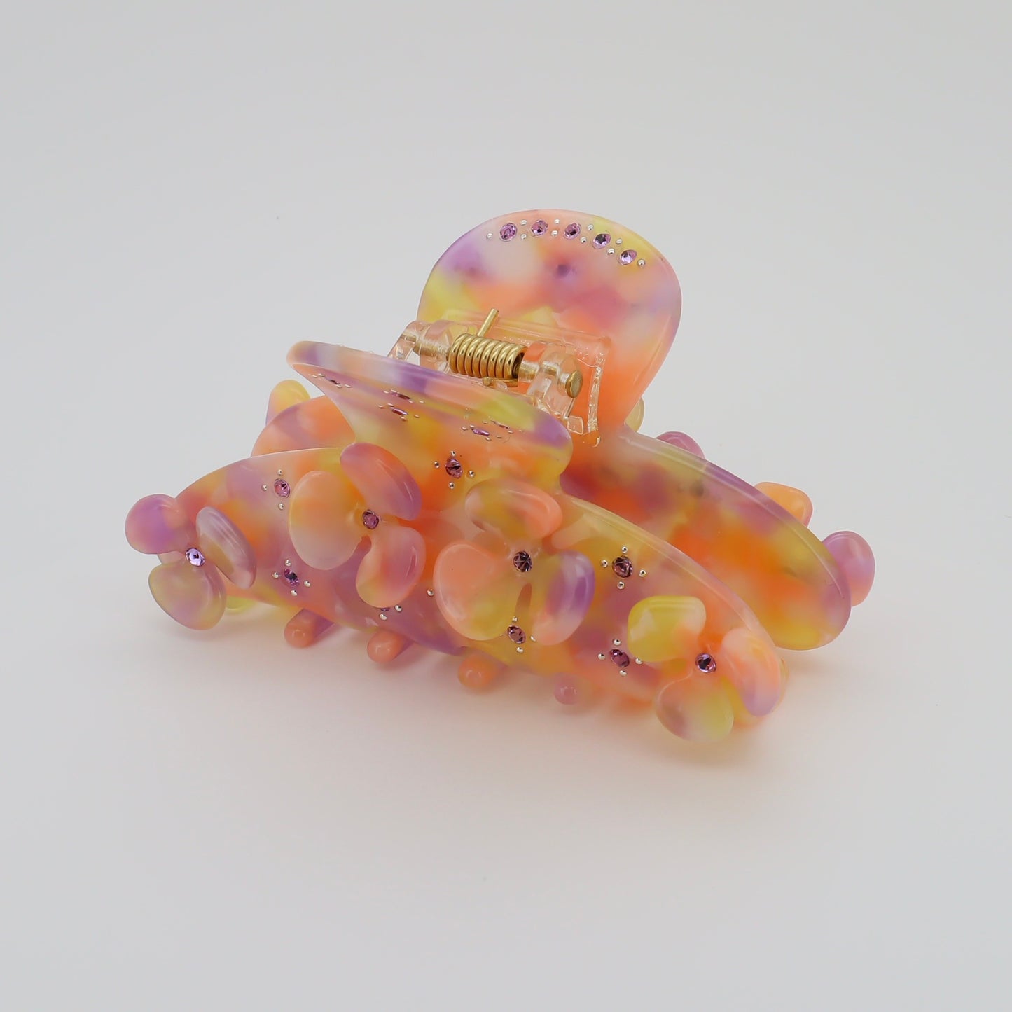 Flower Delight Claw Apricot