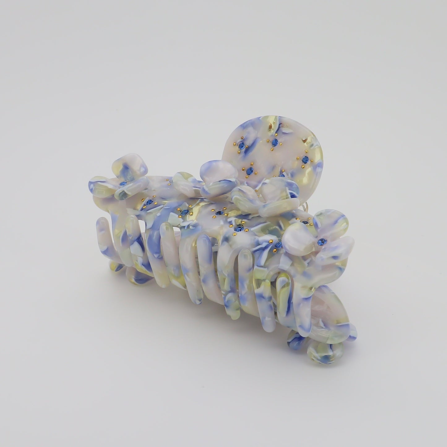 Flower Delight Claw Blue