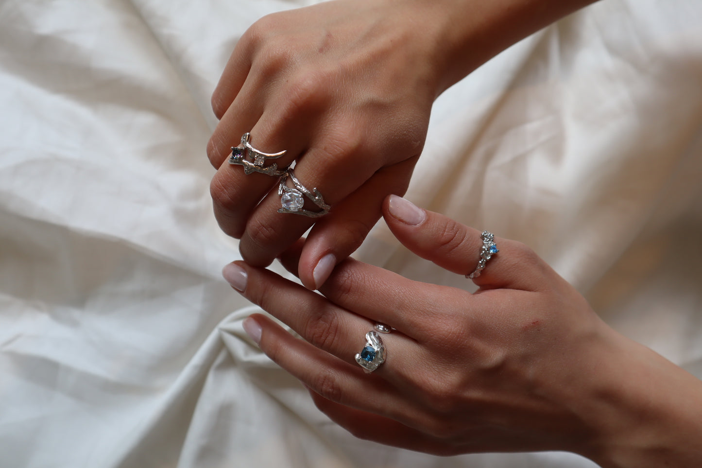 Noble Zirconia Ring Silver