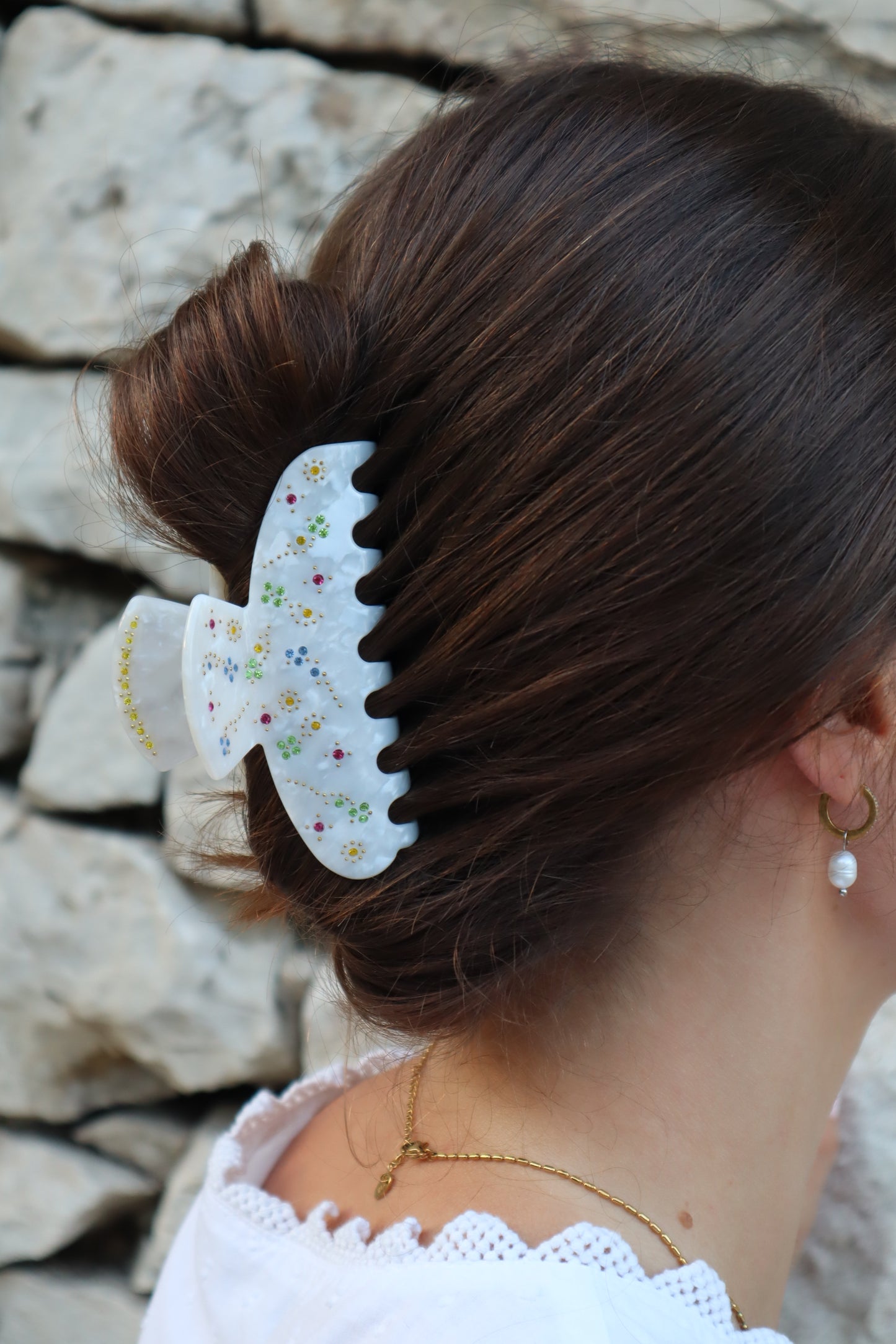 Rainbow Claw White