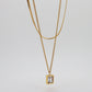 Snake Chain Duo Necklace