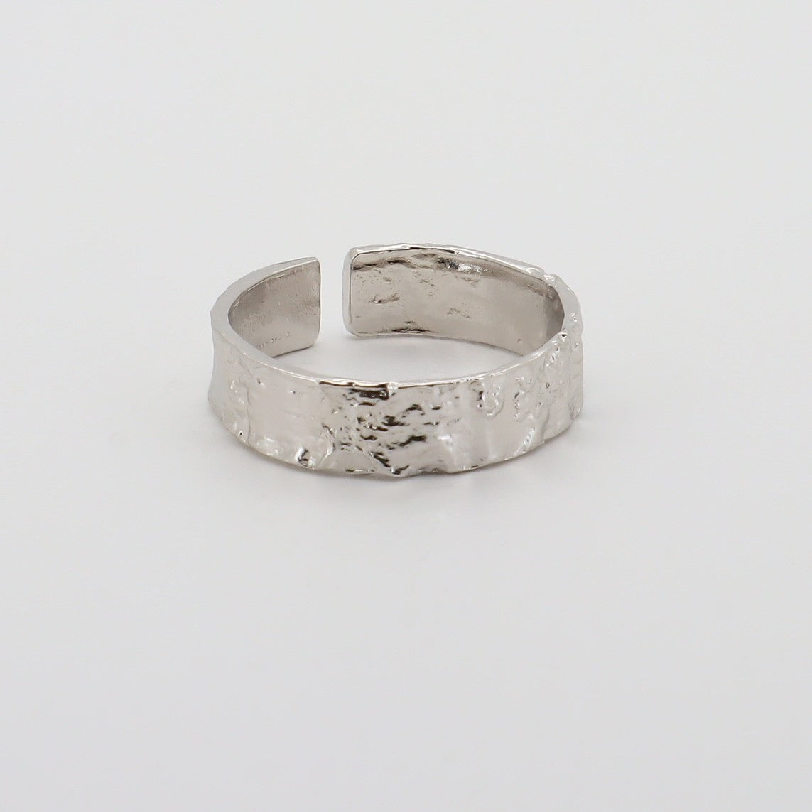 Textured Ring Silver