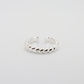 Twisted Ring Silver