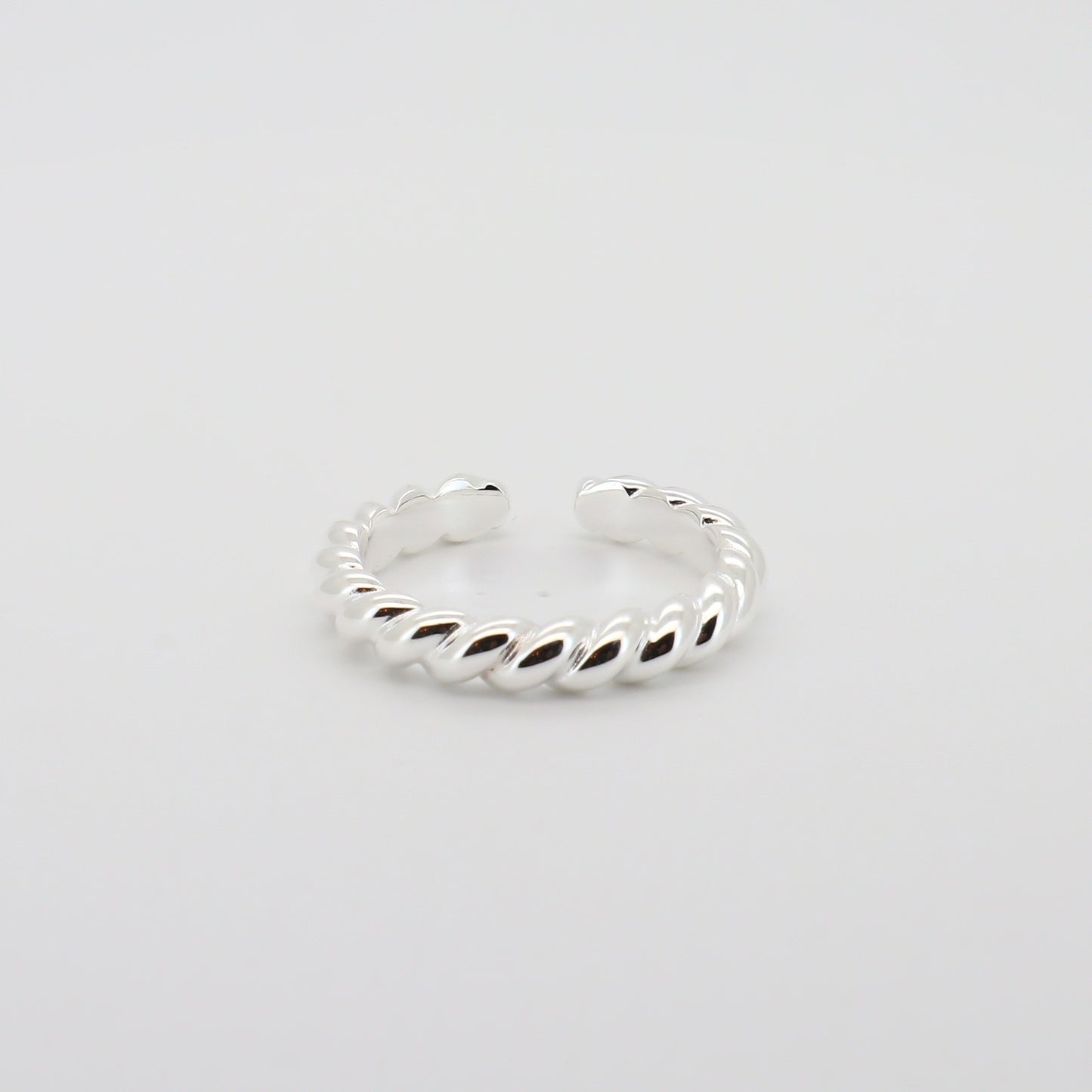Twisted Ring Silver