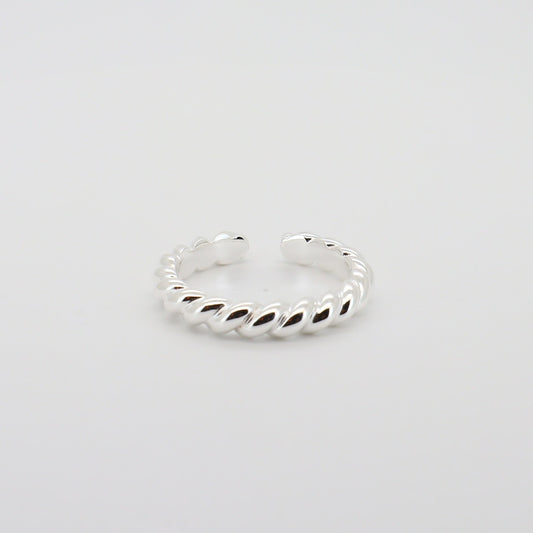 Twisted Ring Silver