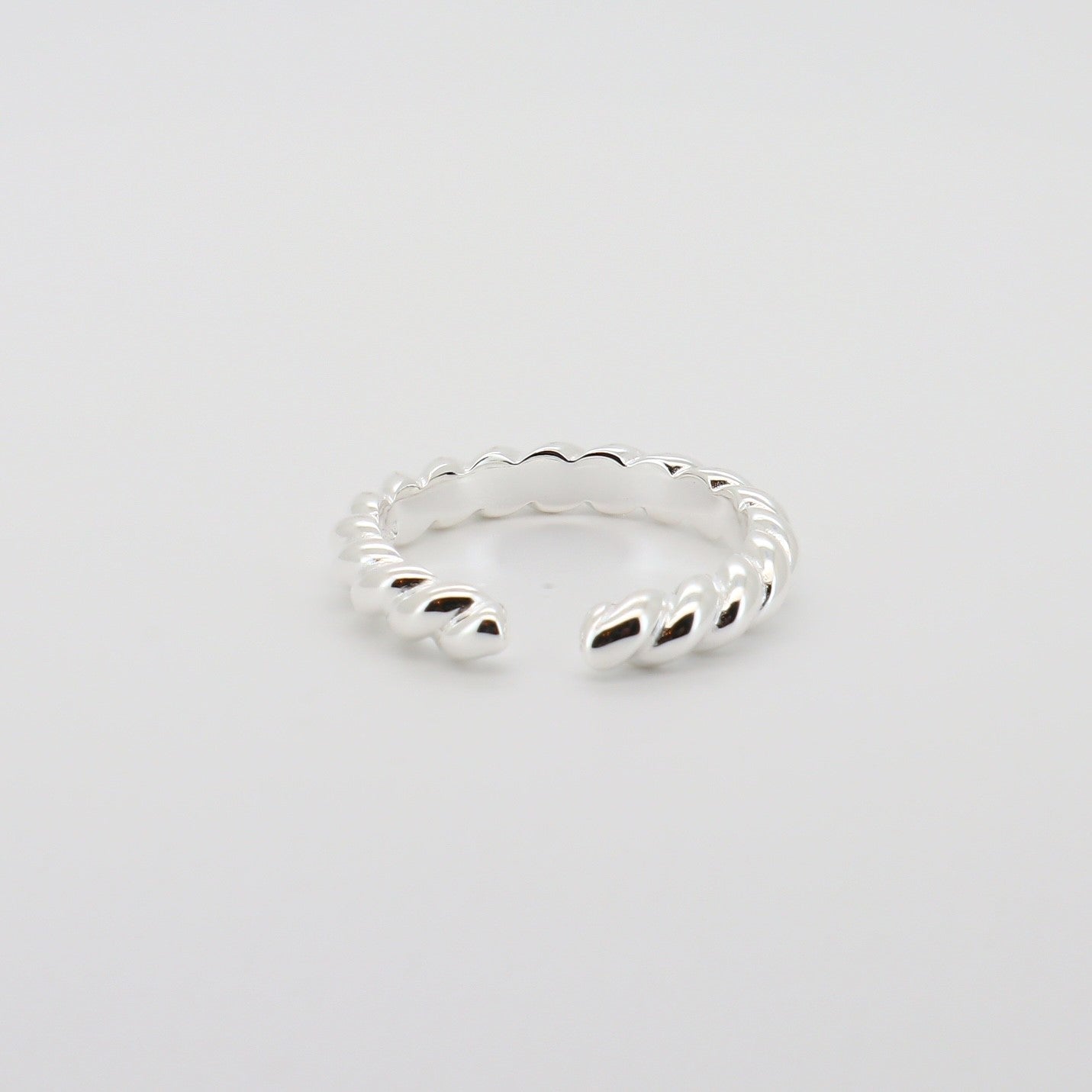Twisted Ring Silver