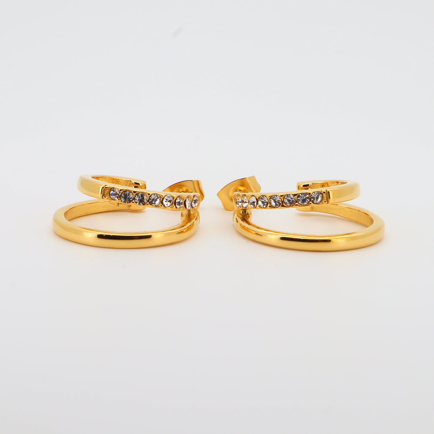 Hvar Duo Zirconia Earrings