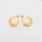 Hvar Duo Zirconia Earrings