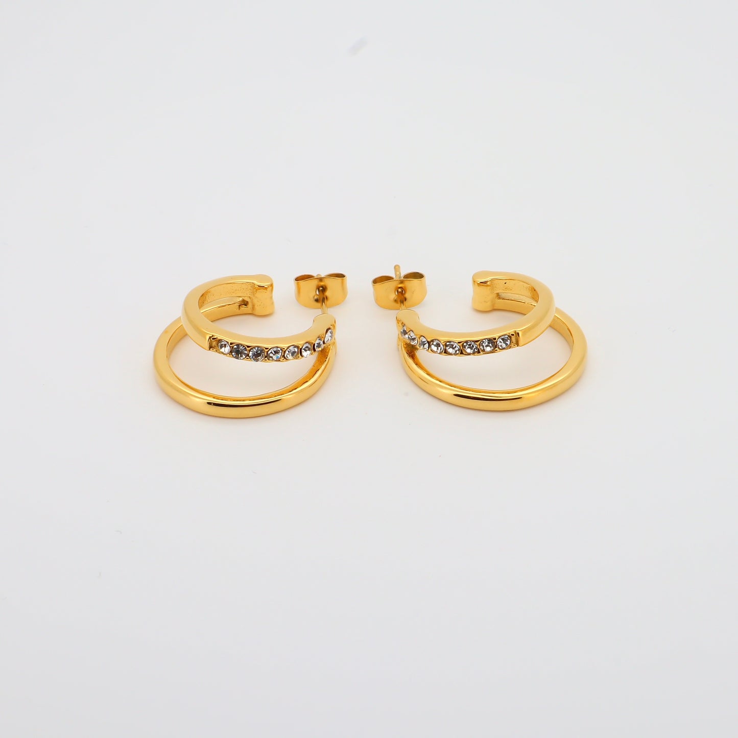 Hvar Duo Zirconia Earrings