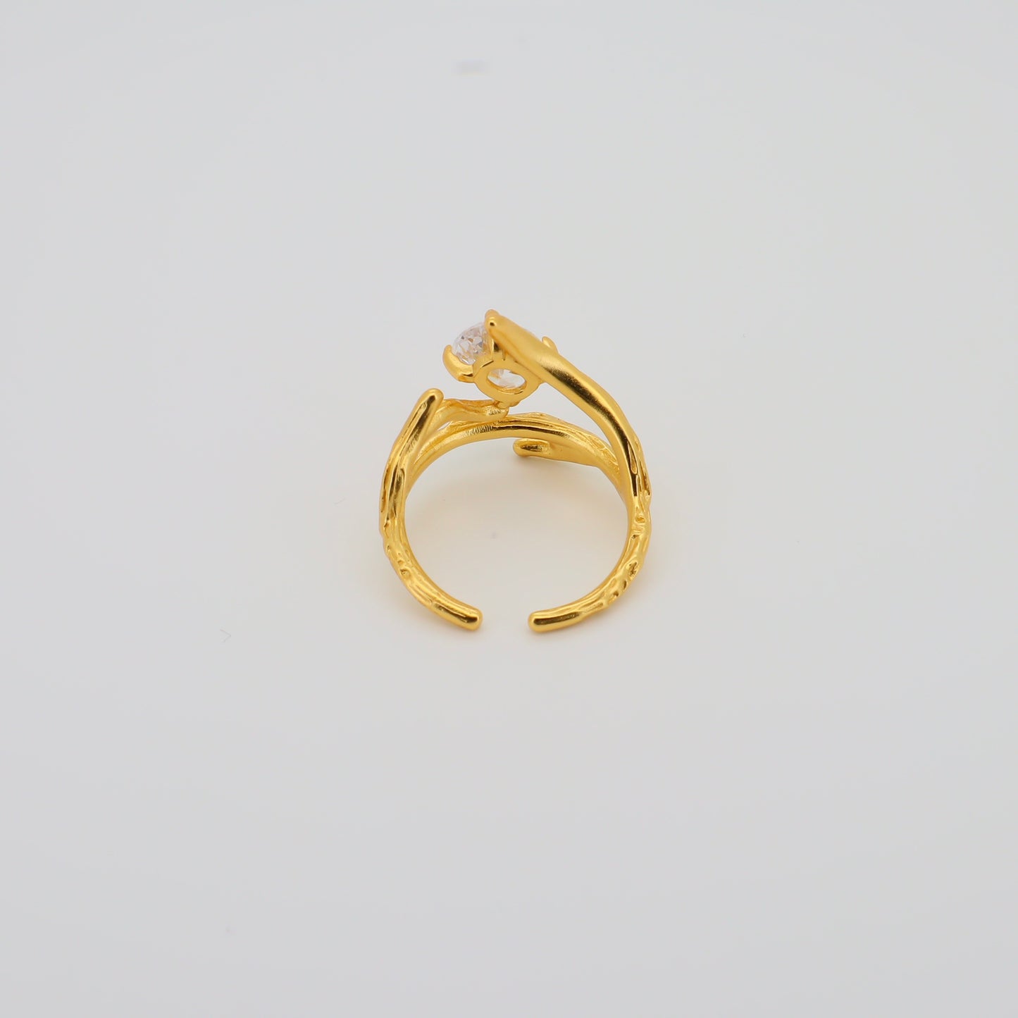 Crystal Cluster Ring Gold