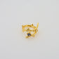 Noble Zirconia Ring Gold