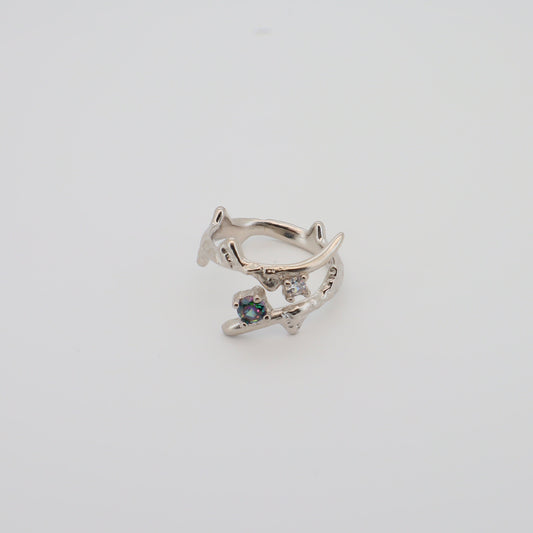 Noble Zirconia Ring Silver