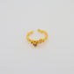 Solin Zirconia Ring Gold