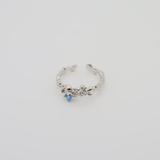 Solin Zirconia Ring Silver