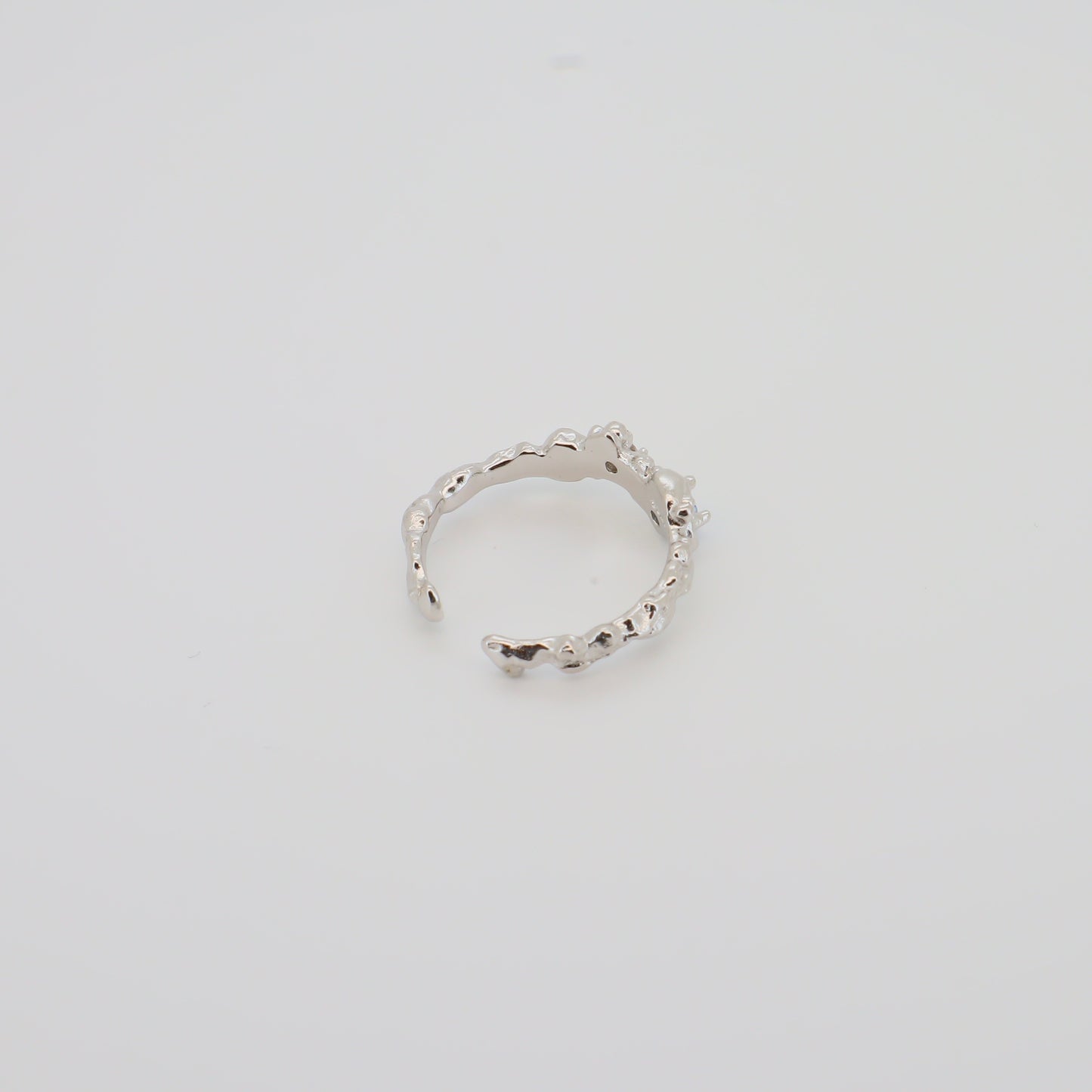 Solin Zirconia Ring Silver